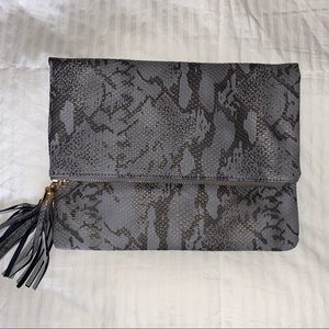 Snakeskin Clutch